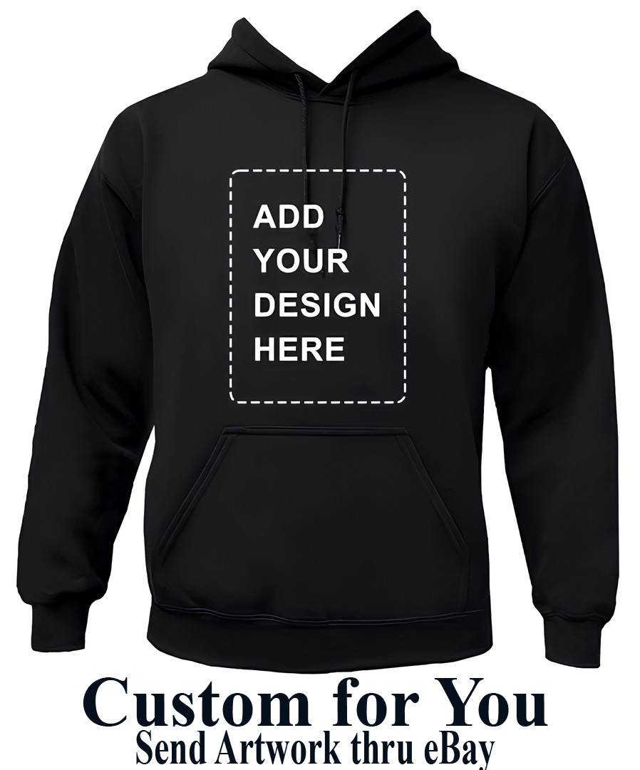 Custom 2X Personalized Printed Gildan Hoodie Custom Logo, Text Photo Sweatshirt