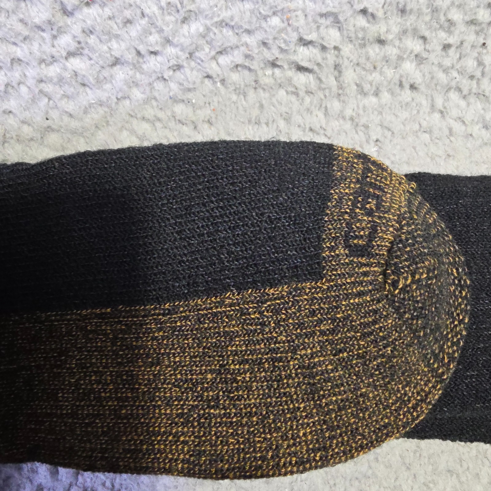 Carhartt Boot Socks 2 pair Mens Large 9-11.5 Black Steel Toe Midweight NWT