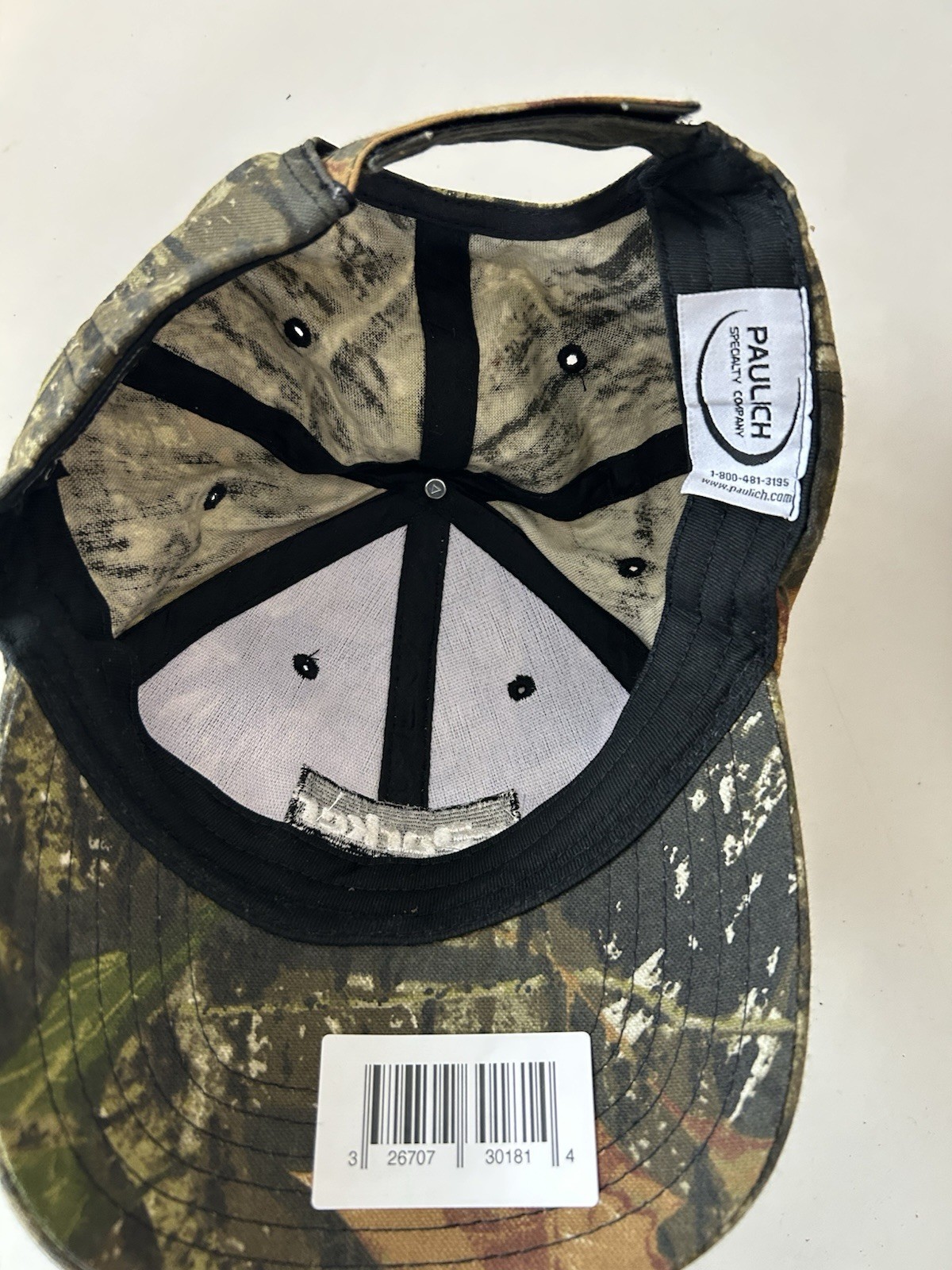 Parker Camouflage Ebroroided Logo, Adjustable Strap – New, FREE Shipping