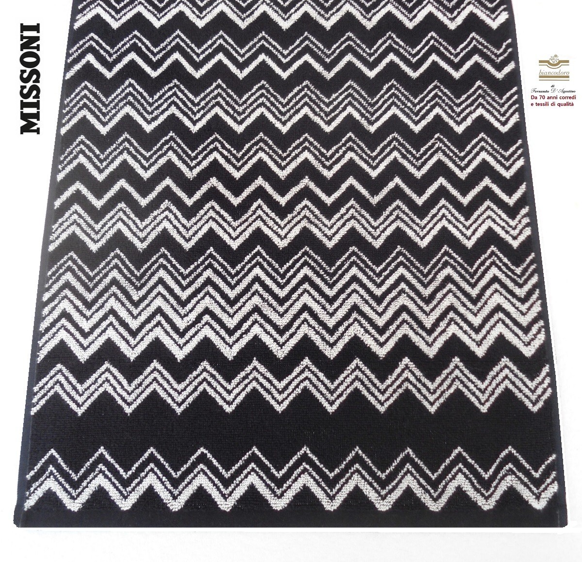MISSONI unisex sponge cloth; sea pool sauna bath etc. cm. 150 x 100