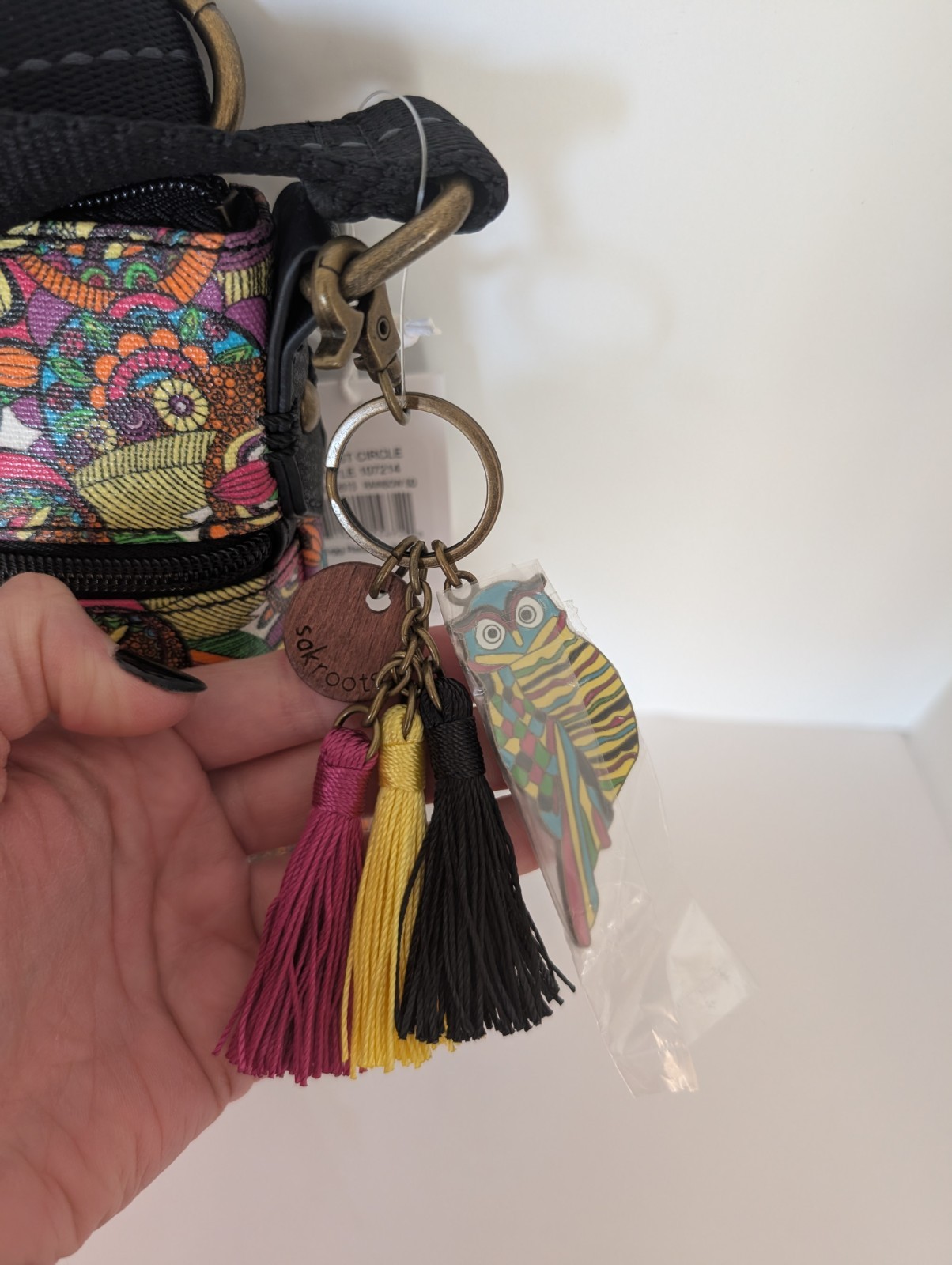 Sakroots Artist Circle Colorful Floral Crossbody Purse~BRAND NEW w/ TAGS