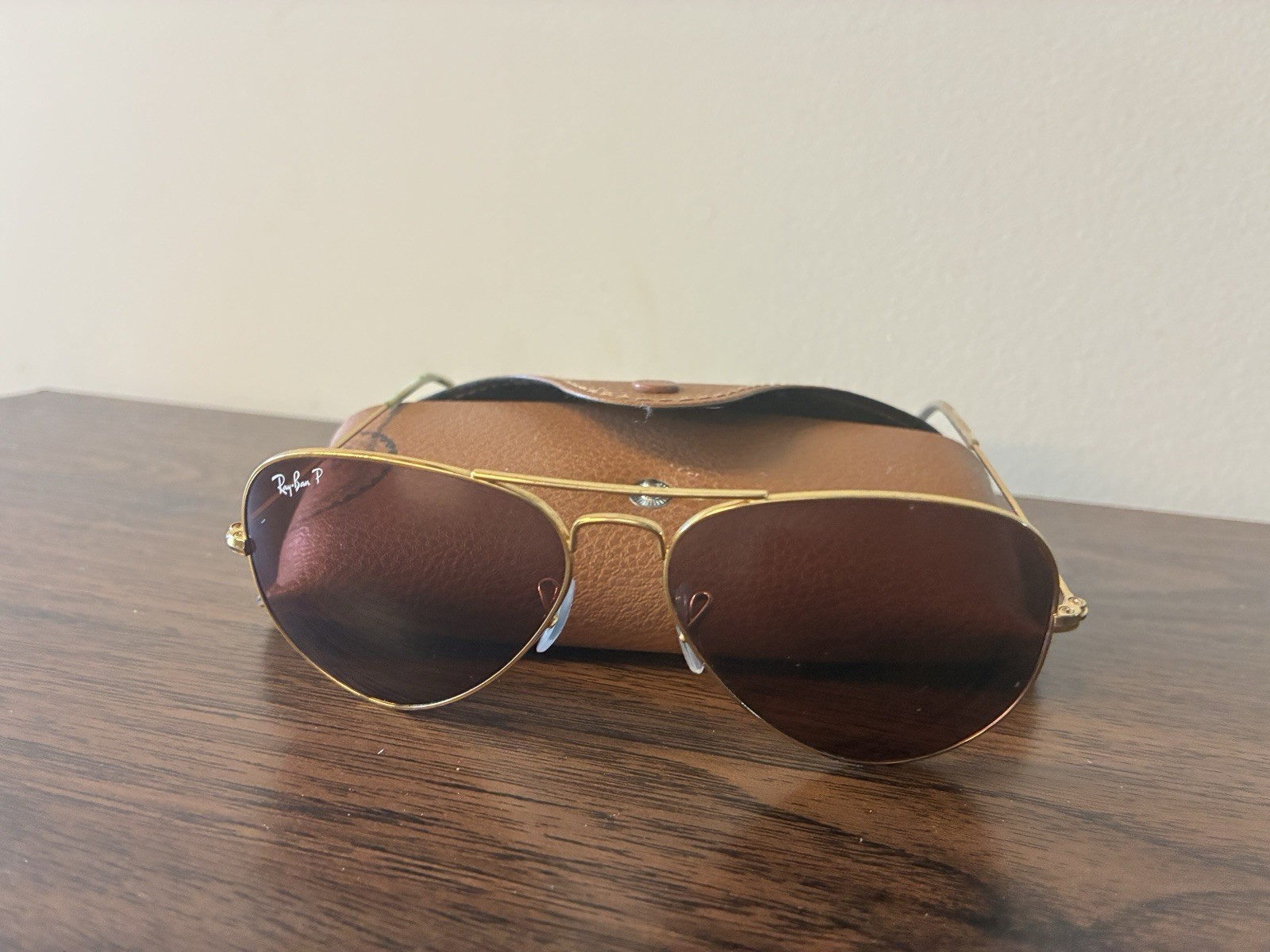 Ray-Ban RB3025 Aviator Gradient Sunglasses Gold/ Light Brown Gradient 58mm