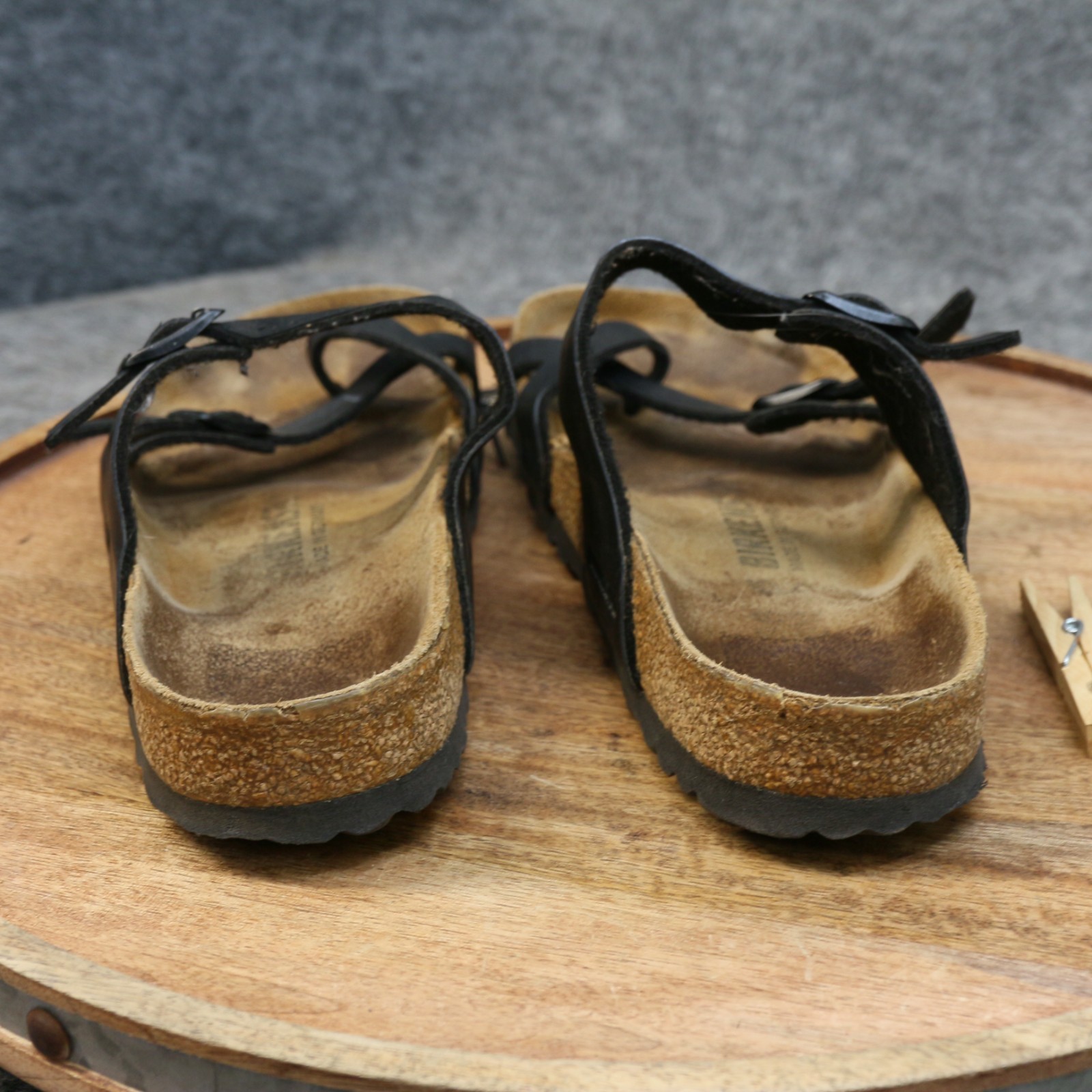Birkenstock Mayari Black Birko-Flor Womens Size 38 US 7 Reg. Sandals Toe Loop