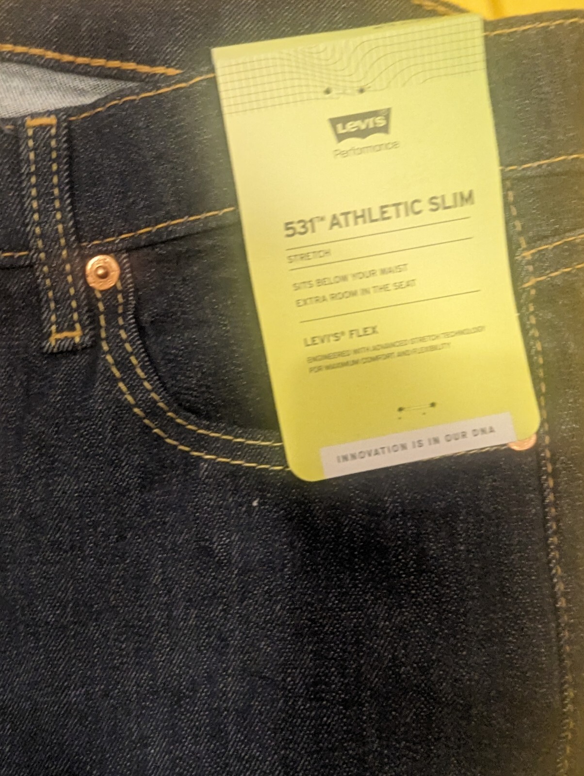 New With Tags Levis Mens 531 Athletic Slim Fit Jeans 30 x 32