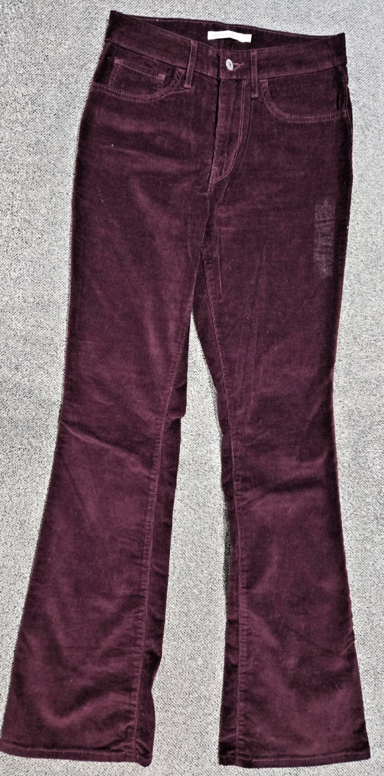 Levi’s – 725 High Rise Corduroy Jeans Women’s 27×27 Burgundy Stretch