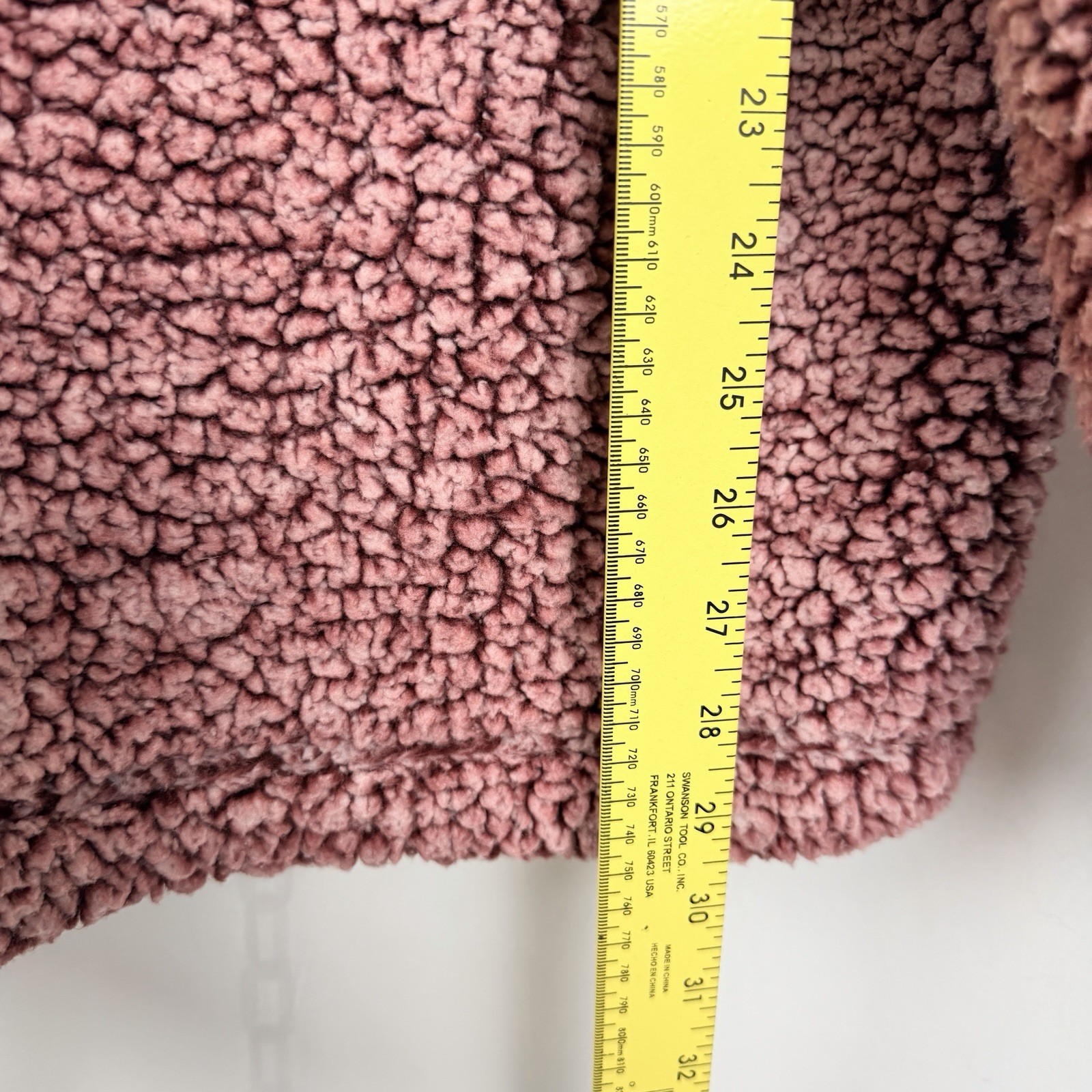 Boxercraft Sherpa Pullover Womens Large Dusty Rose Pink Quarter Zip Fleece LR