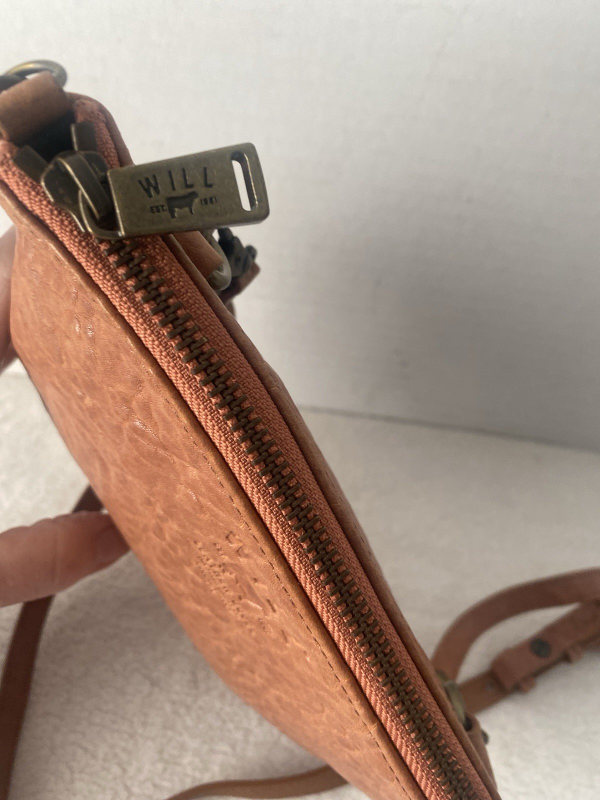Will Leather Goods Crossbody Shoulder Bag Tan Small USA