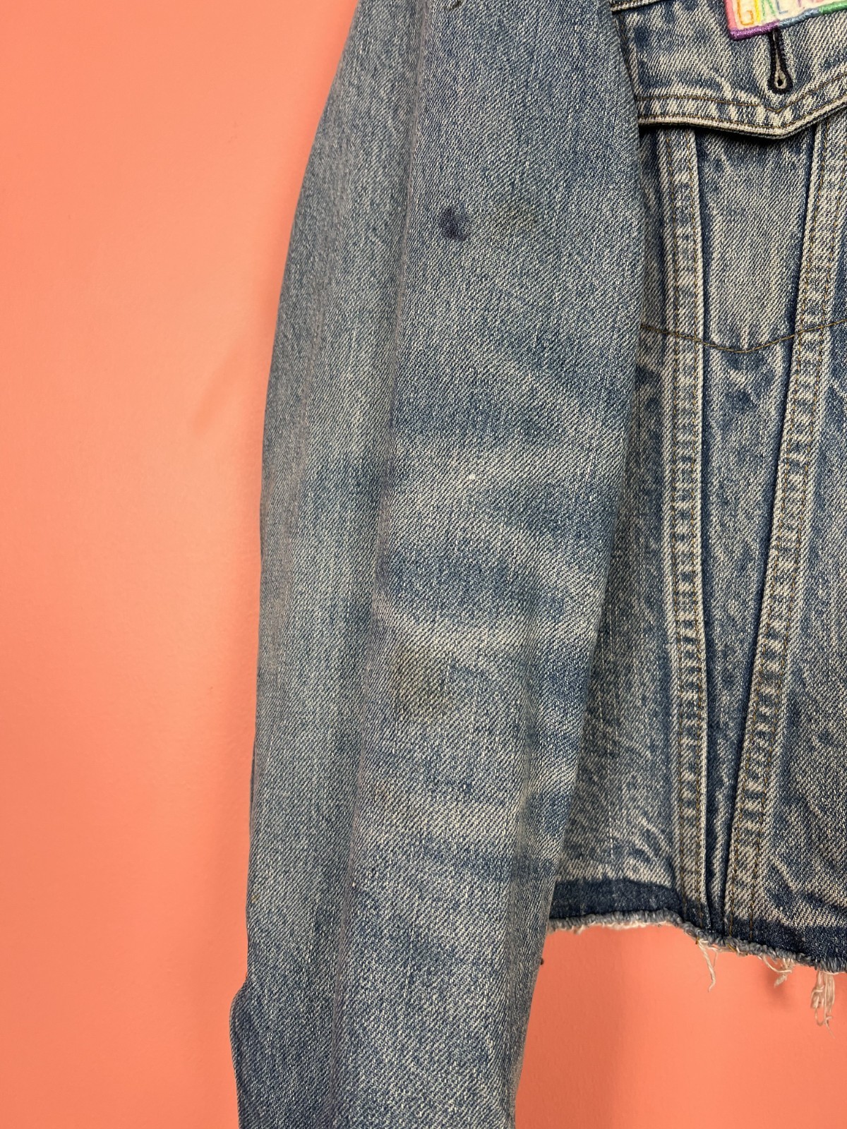 Levis custom sherpa winter jacket streetwear women’s denim winter 40