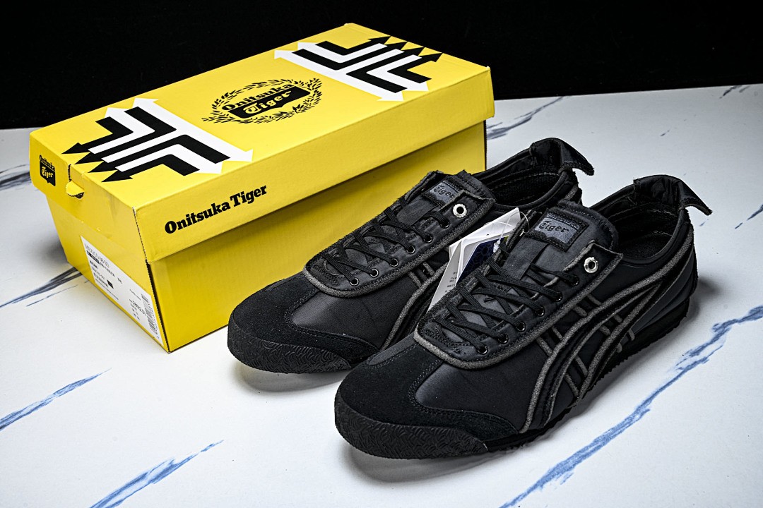 Onits*ka Tiger Mexico 66 SD Exposed Foam Black 1183C115-001 Unisex Size 4-11