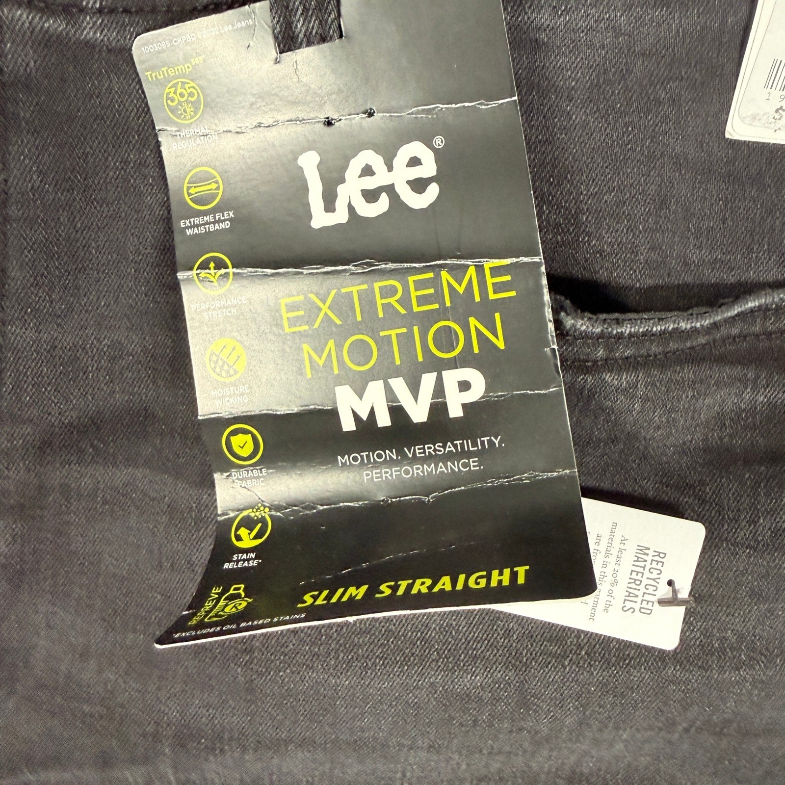 Lee Extreme Motion MVP Jeans Mens 40×32 Farrow Slim Straight Stretch 112339217
