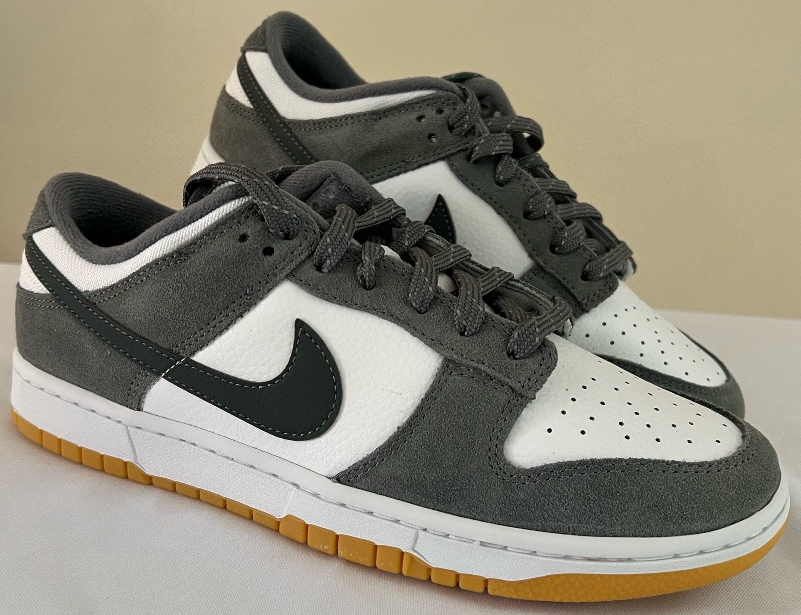 Nike Dunk Low “Smoke Grey Gum” Gray/White/Black Low Top Sneaker FV0389-100