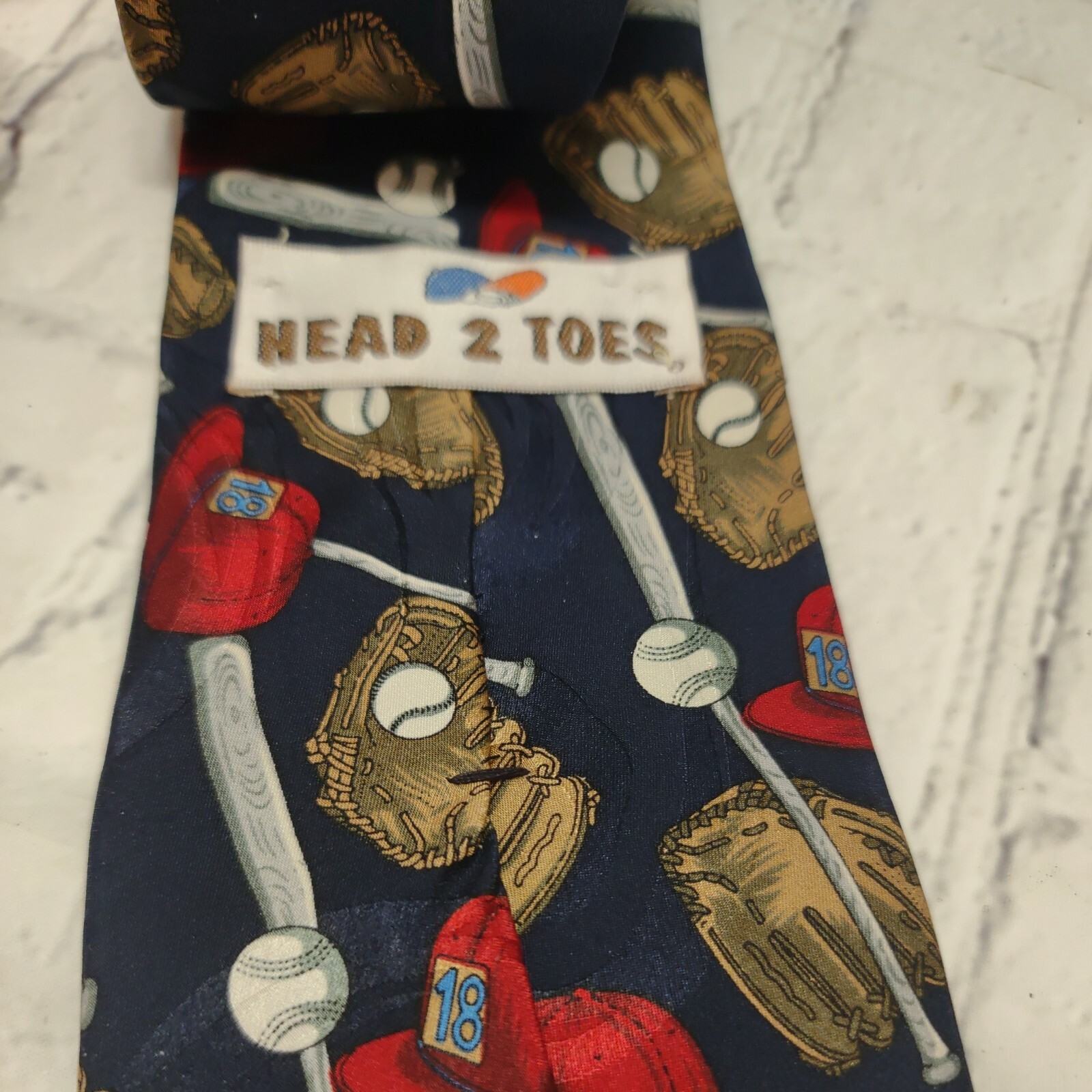 MLB Baseball Necktie 100% Imported Silk Made in USA Classic 57″-60″