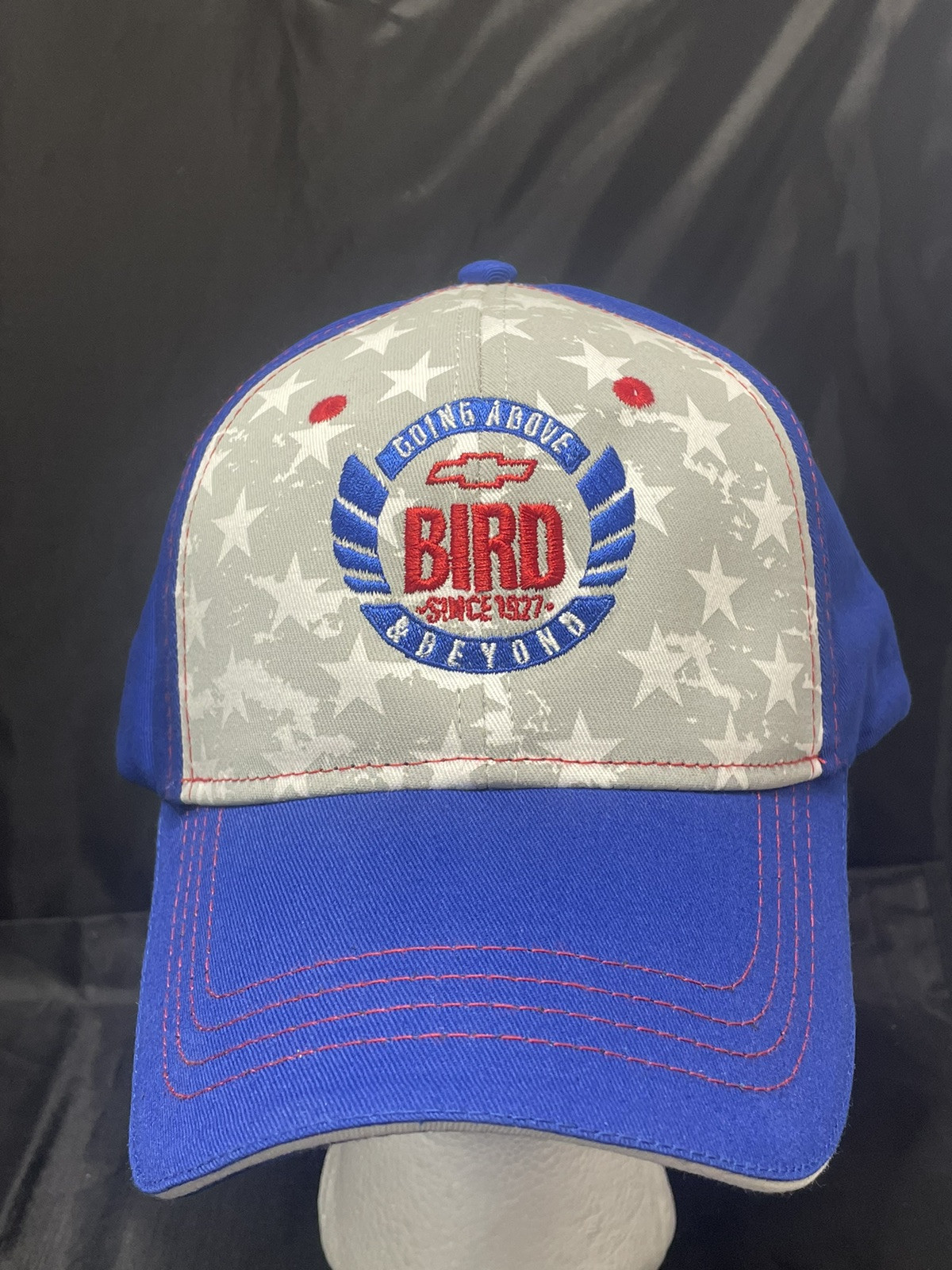 OTTO Bird Chevrolet Red White Blue hat cap – Going Above And Beyond -100% Cotton