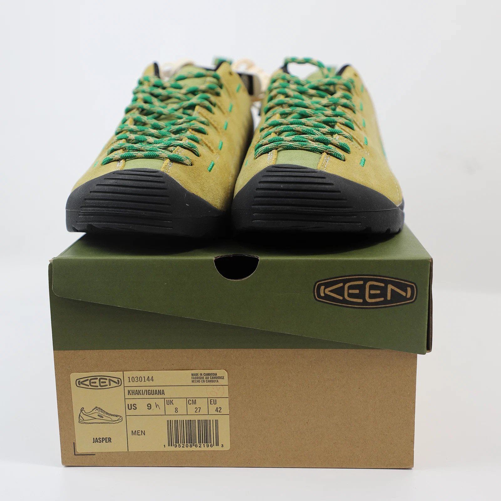 Men Sneaker Ken Jasper I WP Hiking Climbing Trainer Shoes KHAKI in Box