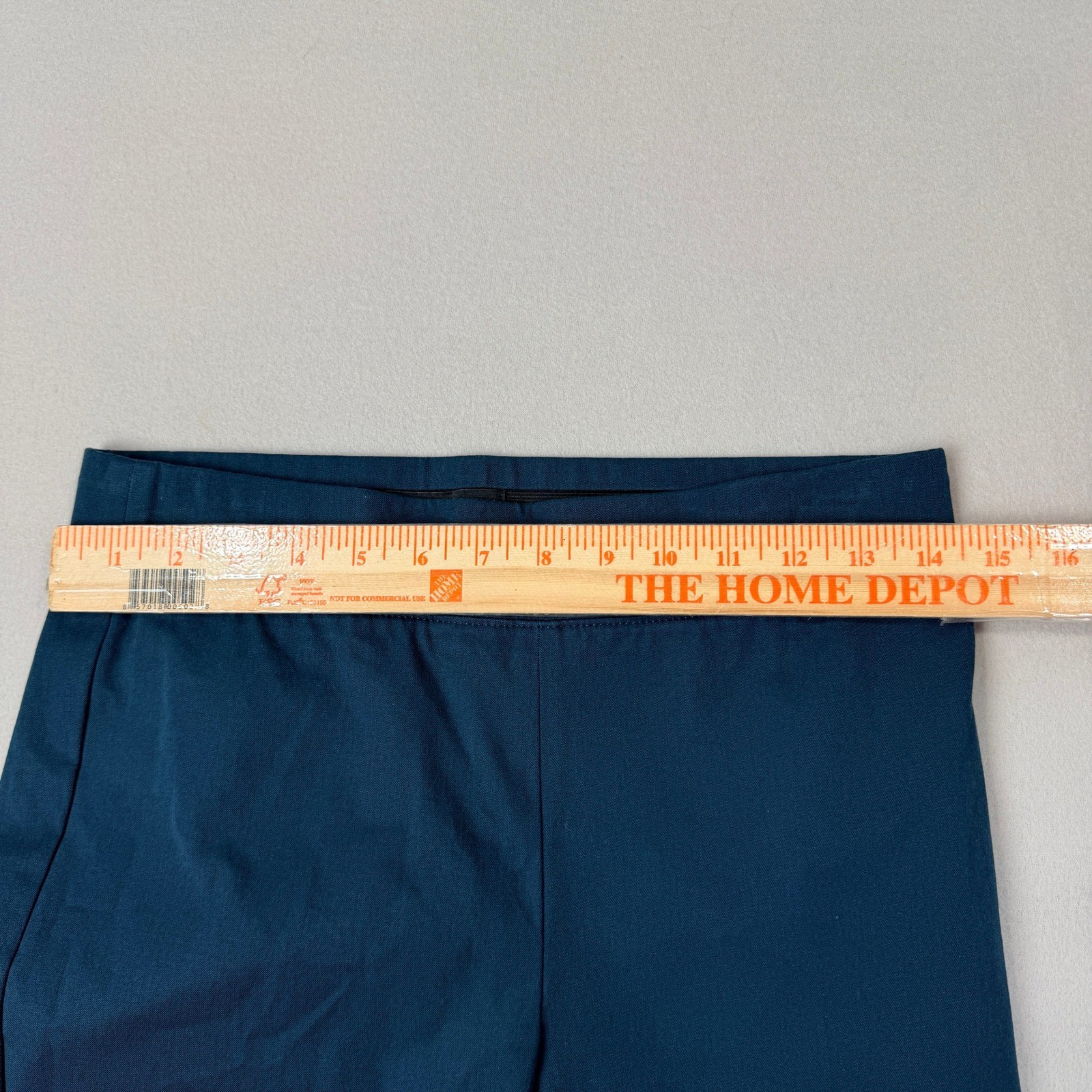 Talbots Essex Ankle Pants Womens 2 Dark Teal Blue Slim Leg Stretch Pull On