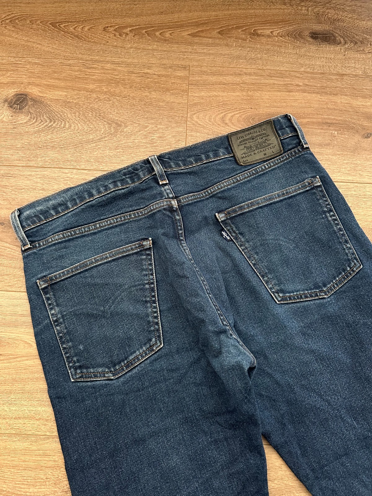 Levis 502 Taper Crafted Japan Selvedge Jeans Men Size 36×32