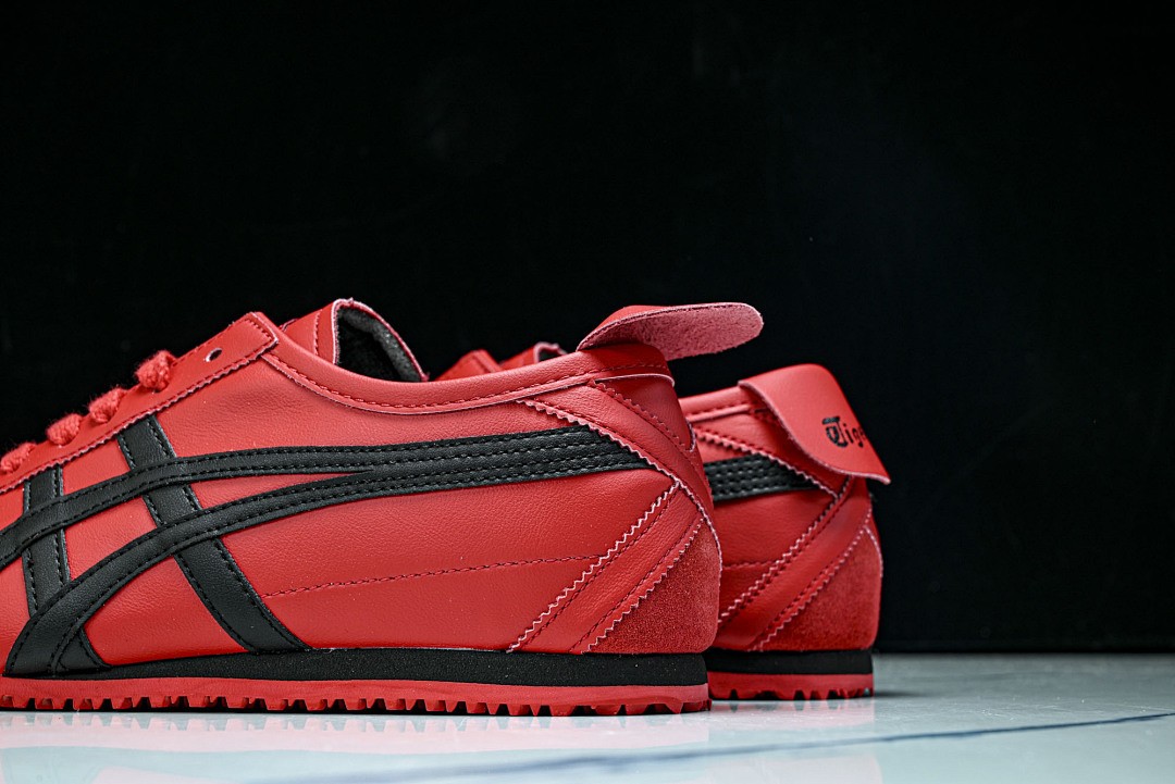 Onits*ka Tiger Mexico 66 Classic Red Black 1183C102-600 Unisex Size 4-11