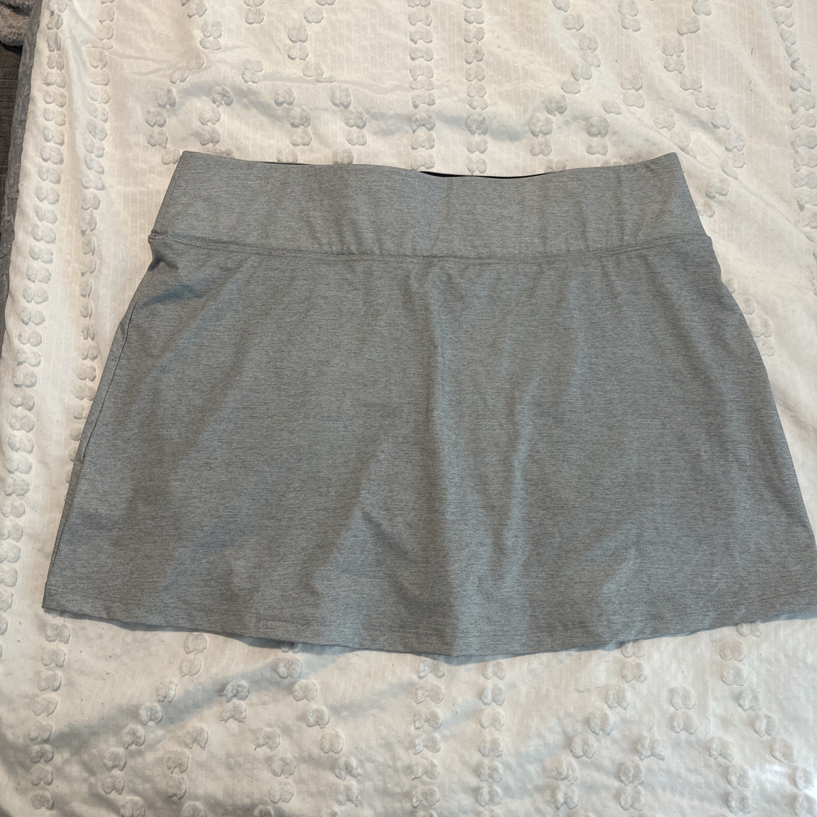 Prince XL ash gray micro fiber tennis skort