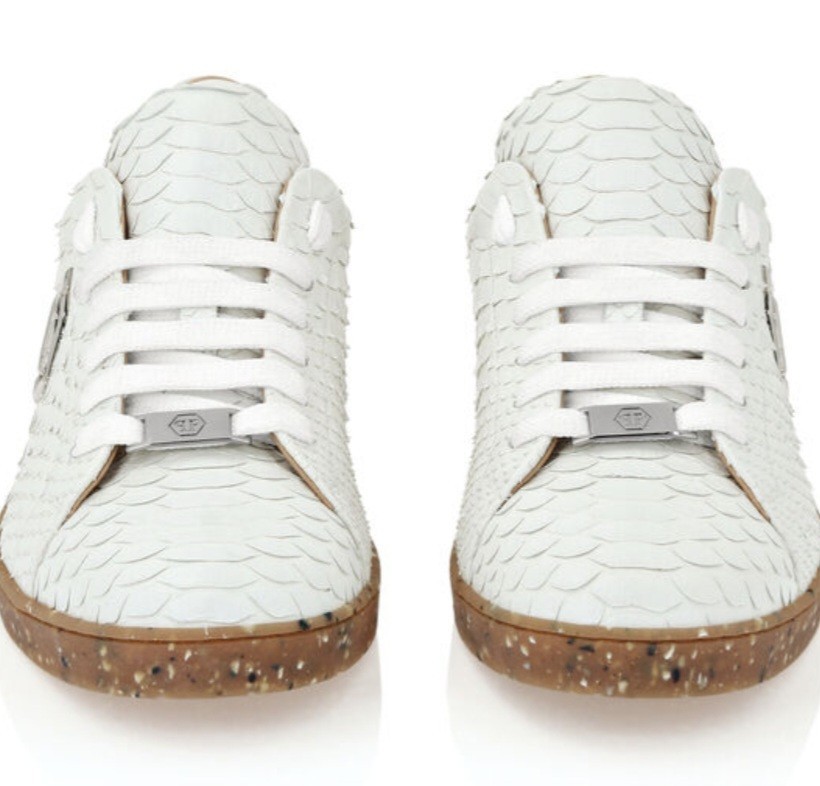 PHILIPP PLEIN LO-TOP PYTHON SNEAKERS / 41 / NEW /