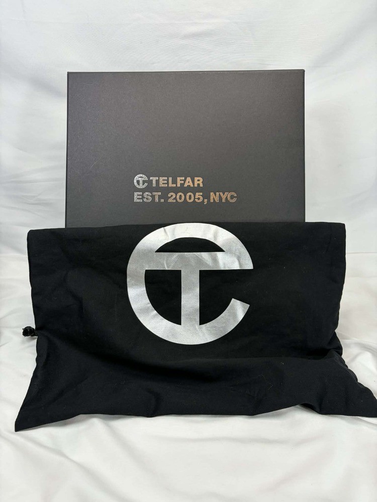 Telfar Circle Bag black Round Crossbody Unisex Leather Logo SPB JA-363887