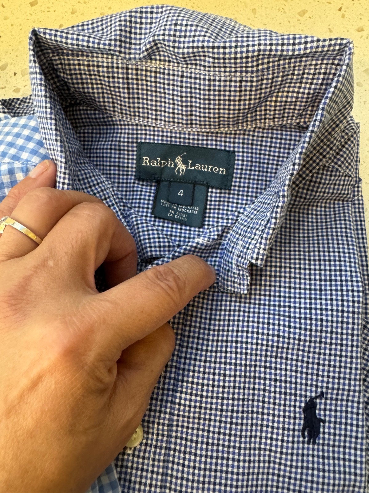 LOT 4.❤️ 3-4yBOY ❤️ RALPH LAUREN ❤️ hilfiger FANCY LONG SLEEVE CLOTHING PLAID