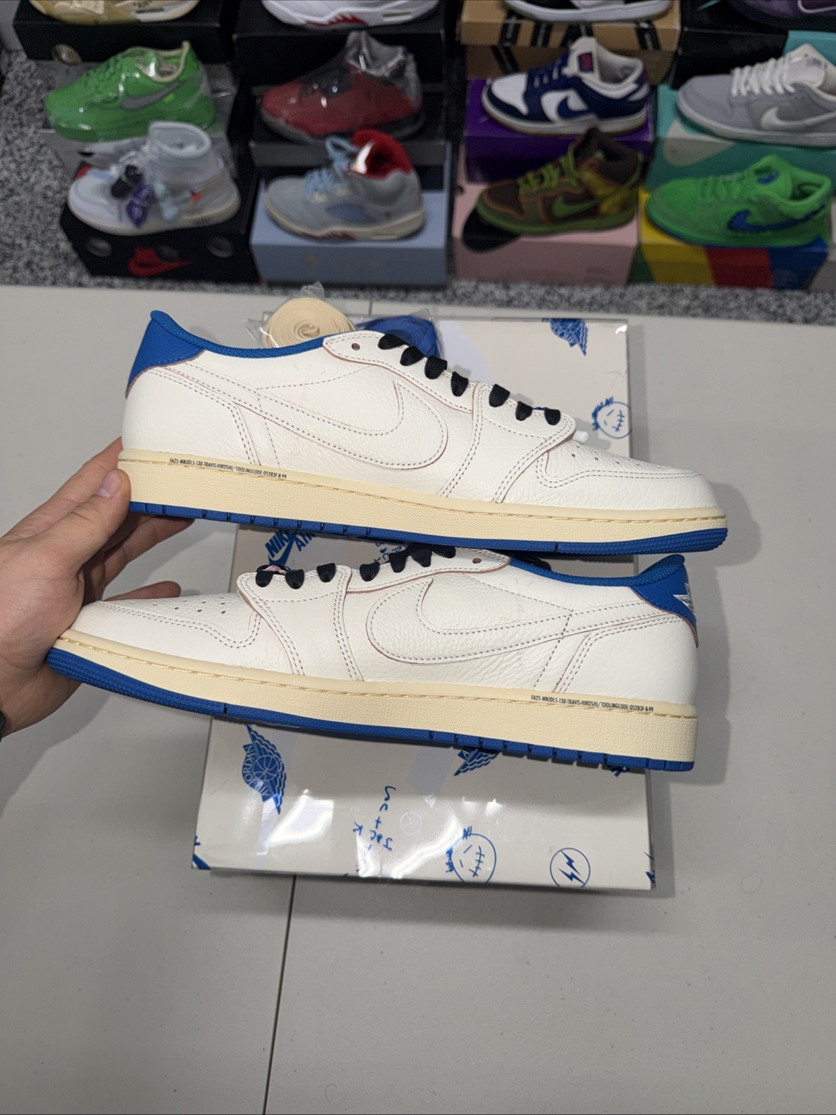Size 12 – Fragment Design x Travis Scott x Air Jordan 1 Retro OG SP Low Sail…