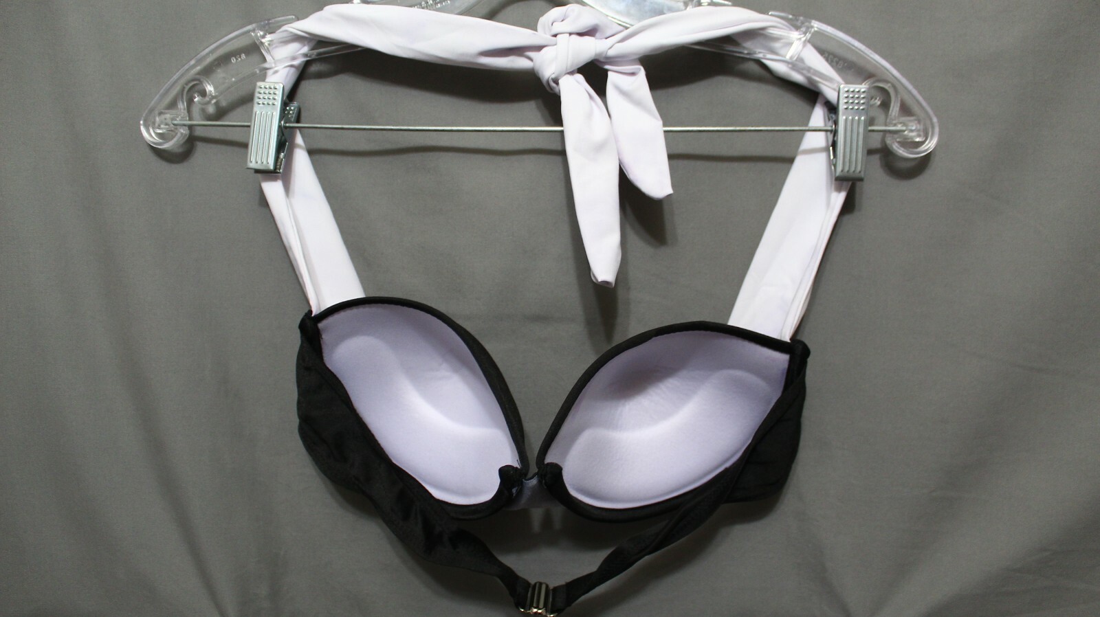 ZAFUL BIKINI womens 2 piece 82% Polyamide 18% Elasthane black/white Size XL NEW