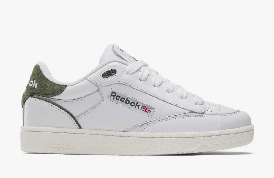 Reebok Club C Bulc White Leather Sneaker Chalk Varsity Green