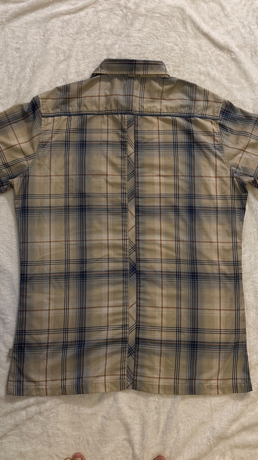 KÜHL Elüxur Men’s Medium Plaid Short Sleeve Outdoor Shirt