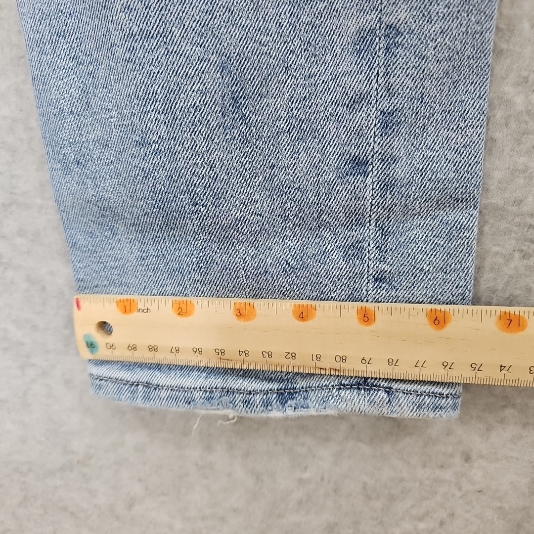 American Eagle Jeans Women’s Sz 4 Blue Strigid Mom High Rise Straight Light Wash