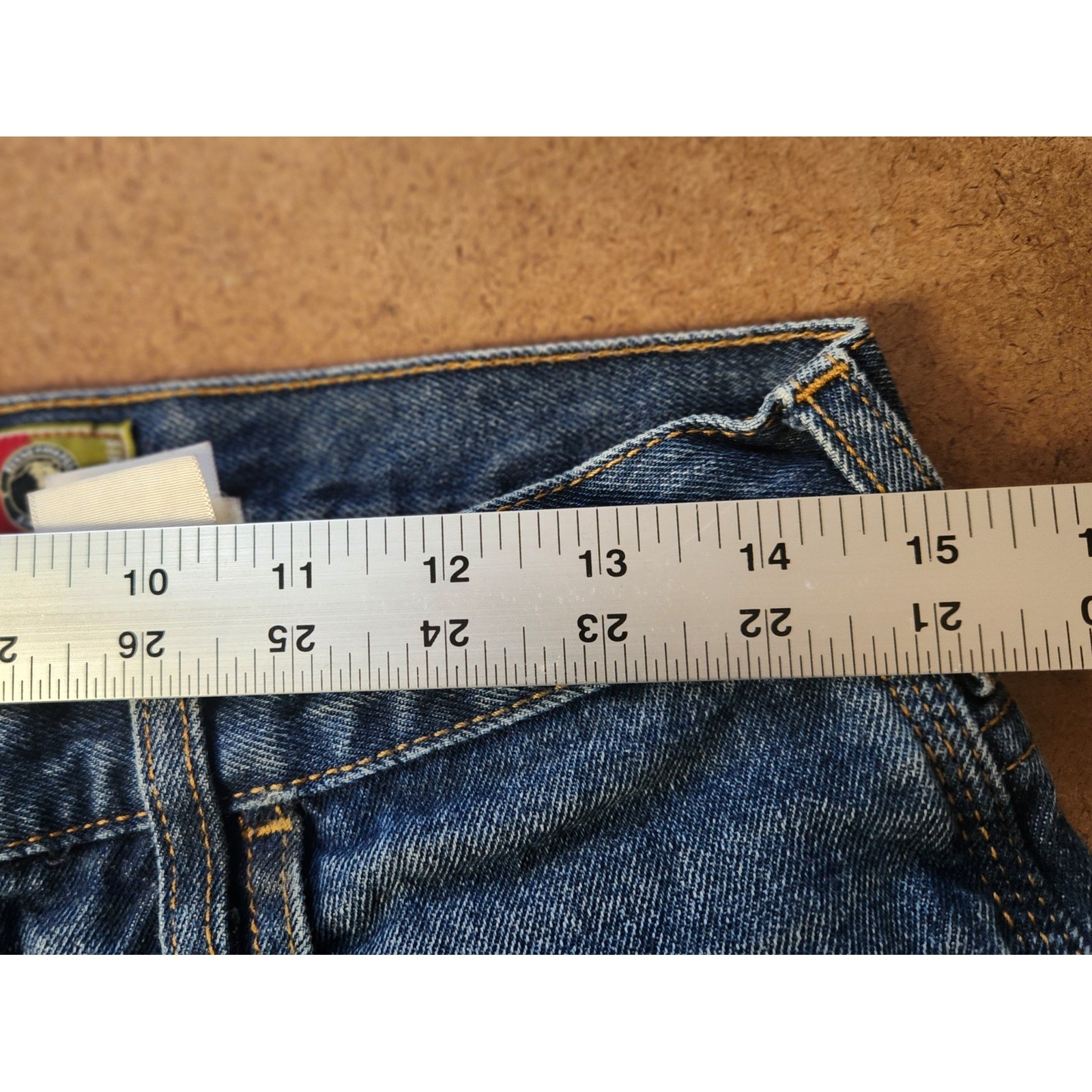 BERNE Mens Carpenter Jeans Size 30×30 Blue Denim Red Flannel Lined Workwear Pant