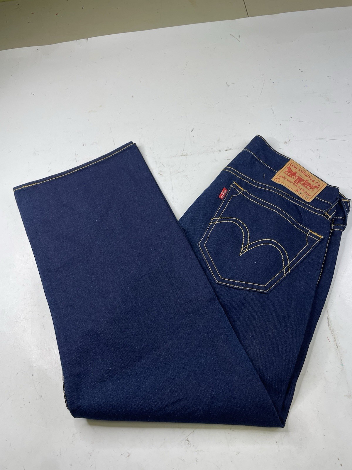 NWT Levis Type 1 Jeans Vintage Y2K Wide Leg Baggy Real Loose Skater Size 36×30