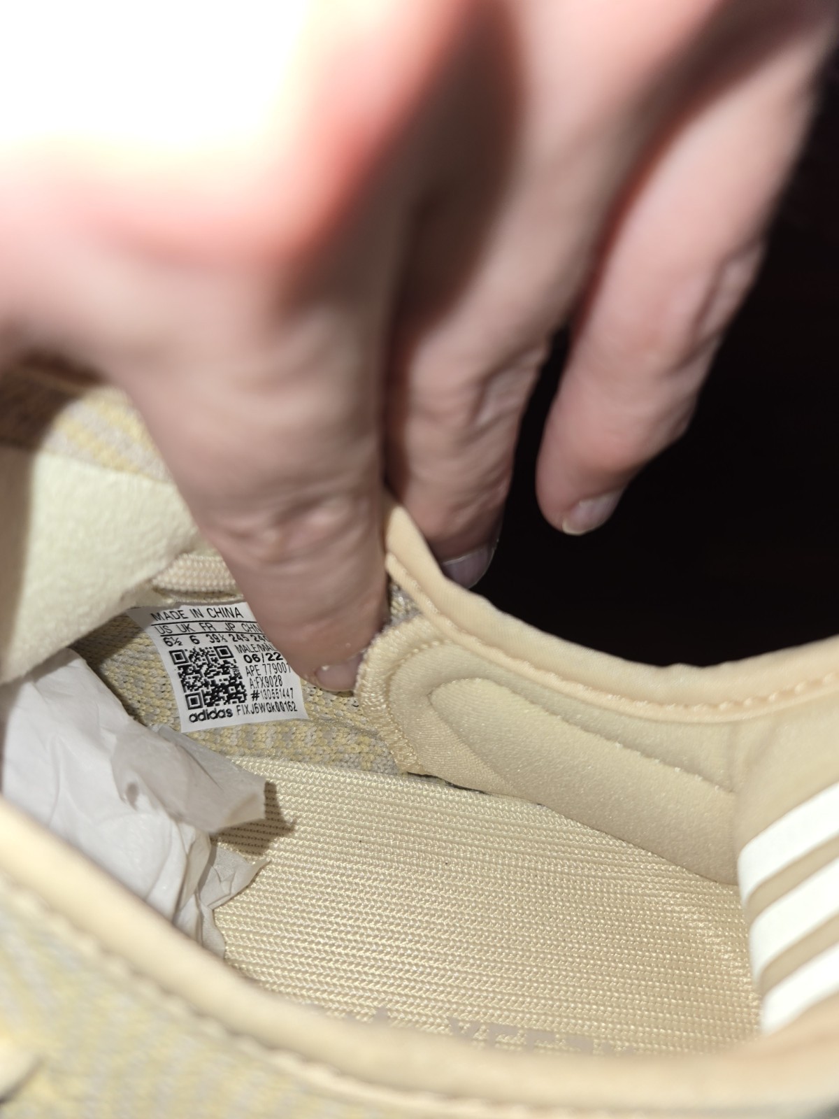 Adidas Yeezy Boost 350 V2 Flax Size 6.5 FX9028