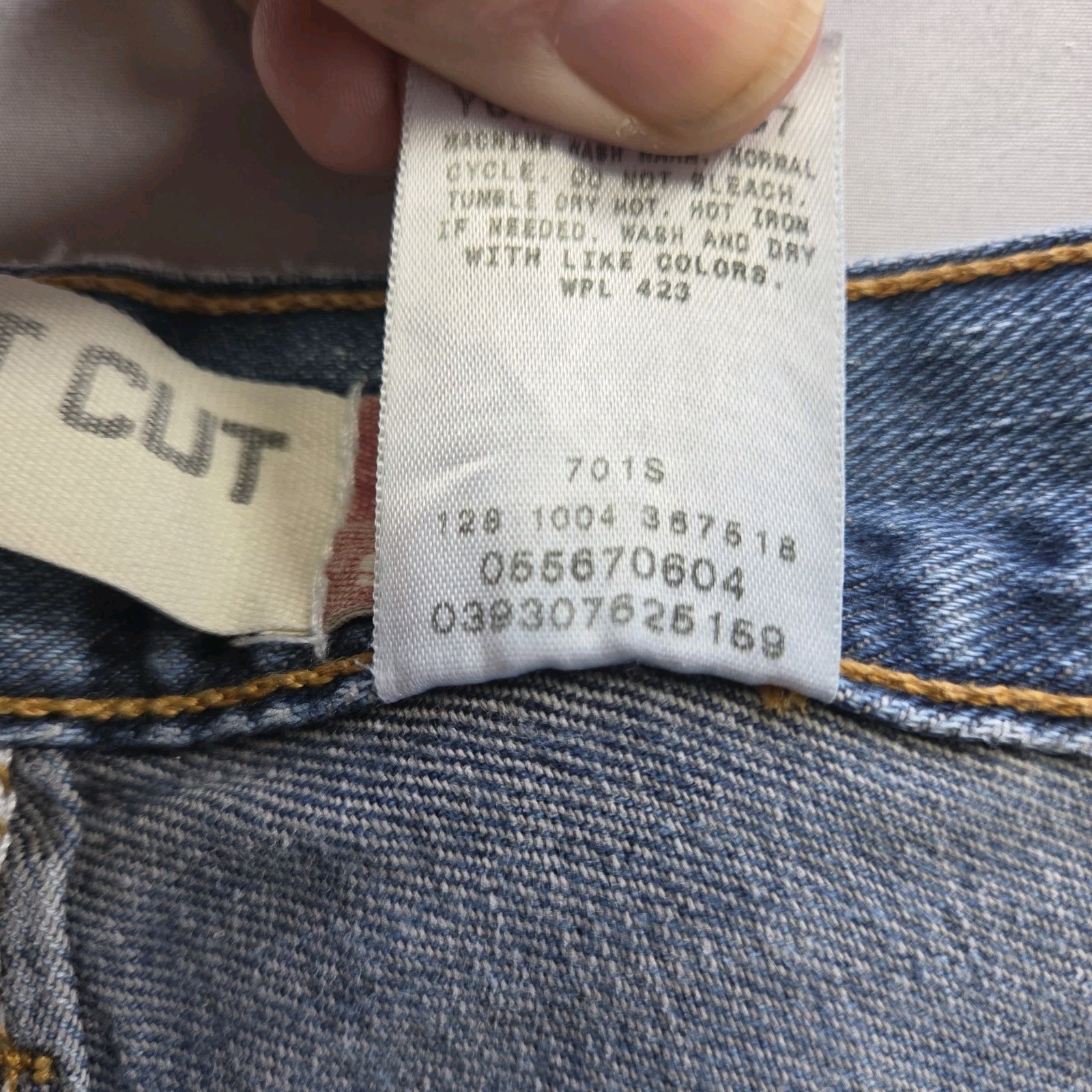 Vintage Levis 567 Mens Jeans Blue 36×31 Loose Bootcut Y2K 2004 Grunge Faded