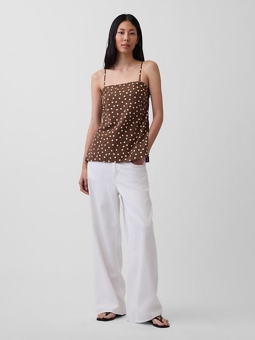 NWT gap Linen-Blend Cami