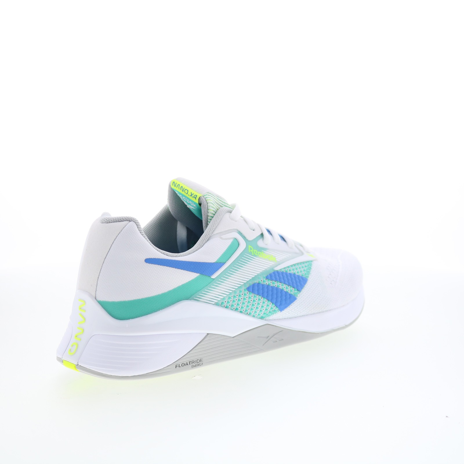 Reebok Nano X4 Mens White Mesh Lace Up Athletic Cross Training Shoes