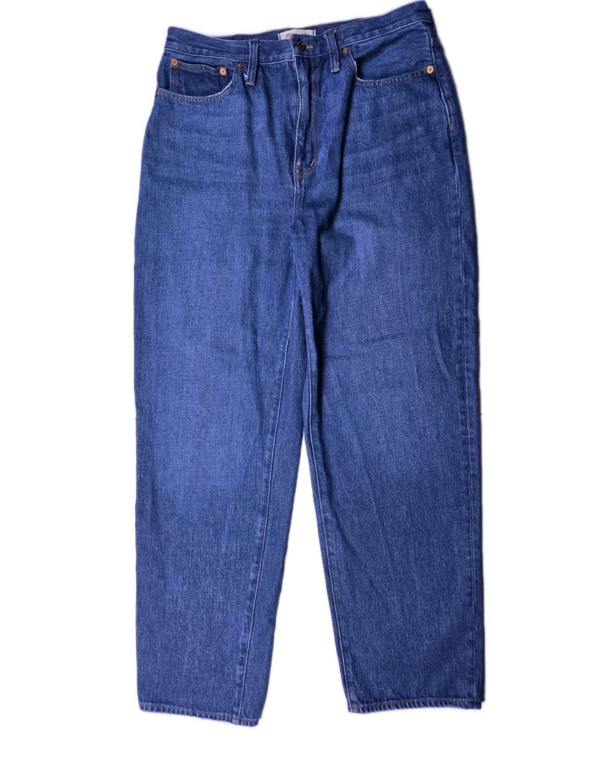 Madewell – Dark Blue Baggy Straight Loose Jeans – Womens 30W x 29L