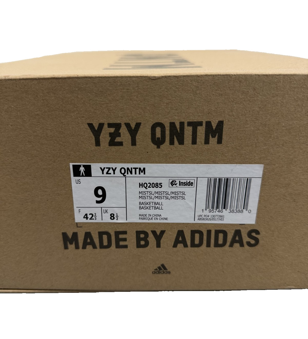 Size 9 – adidas Yeezy Quantum Mist Slate