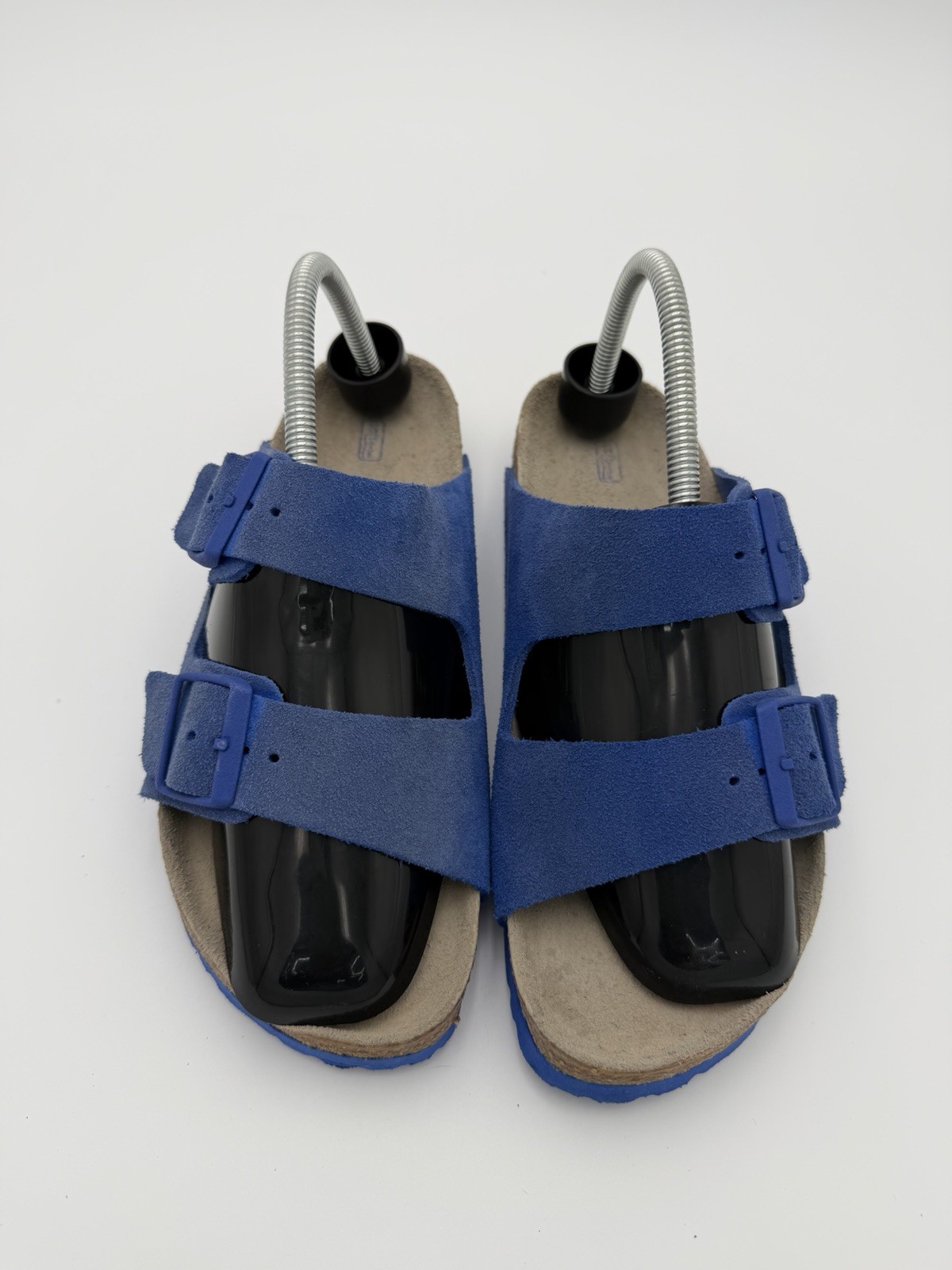 Birkenstock Arizona Ultra Blue Suede Soft Footbed Narrow Select Size W9, M7