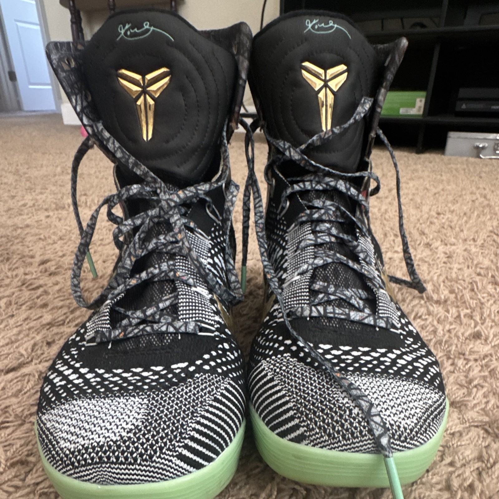 Nike Kobe 9 Elite All Star “Gumbo” High Top Basketball Sneakers (Rep Box)