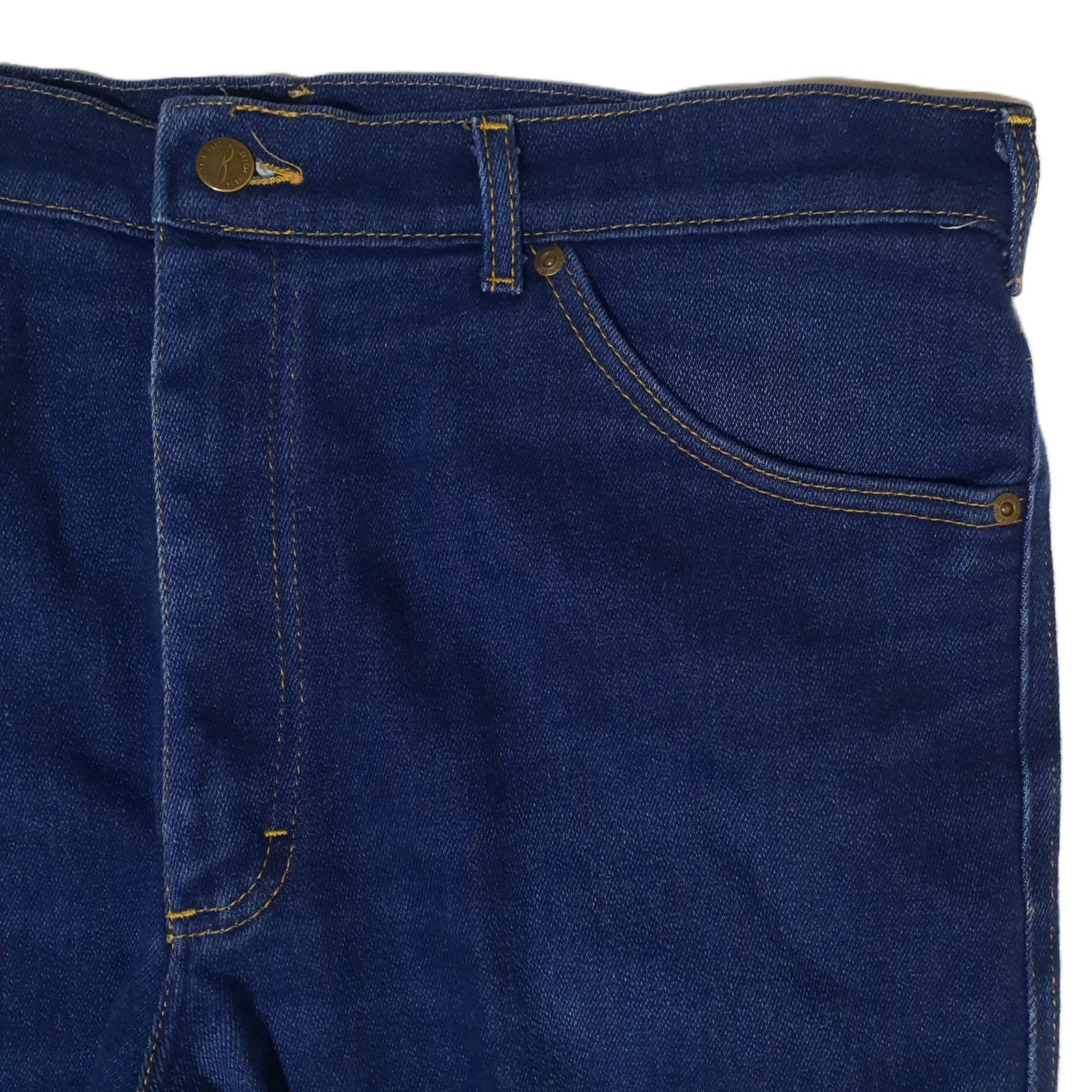 Lee Women Jeans Blue Denim Riders VTG USA Rise=13in Inseam=31in Waist=38in