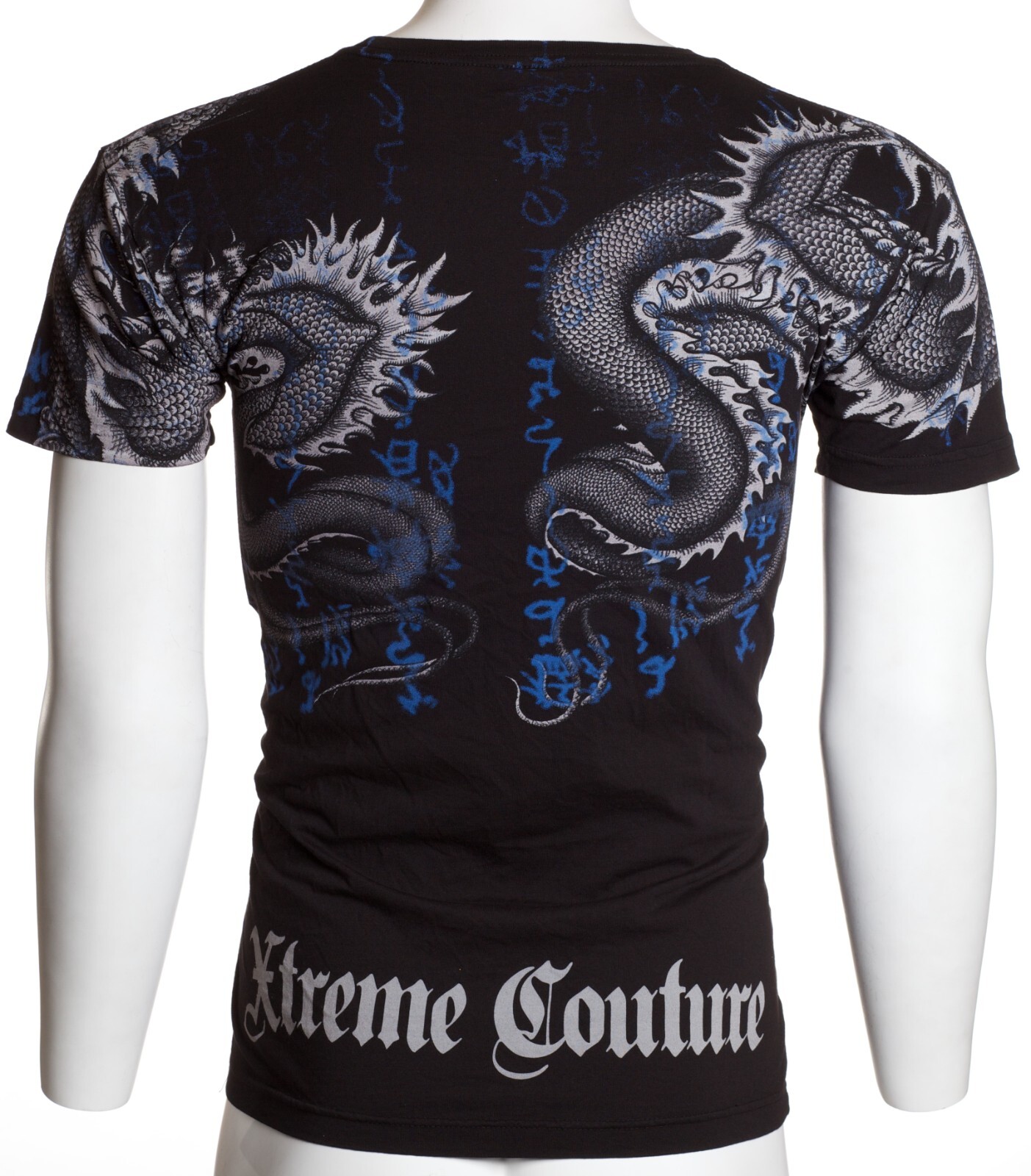 Xtreme Couture By Affliction Men’s T-Shirt Double UP Biker Black Tattoo S-5XL