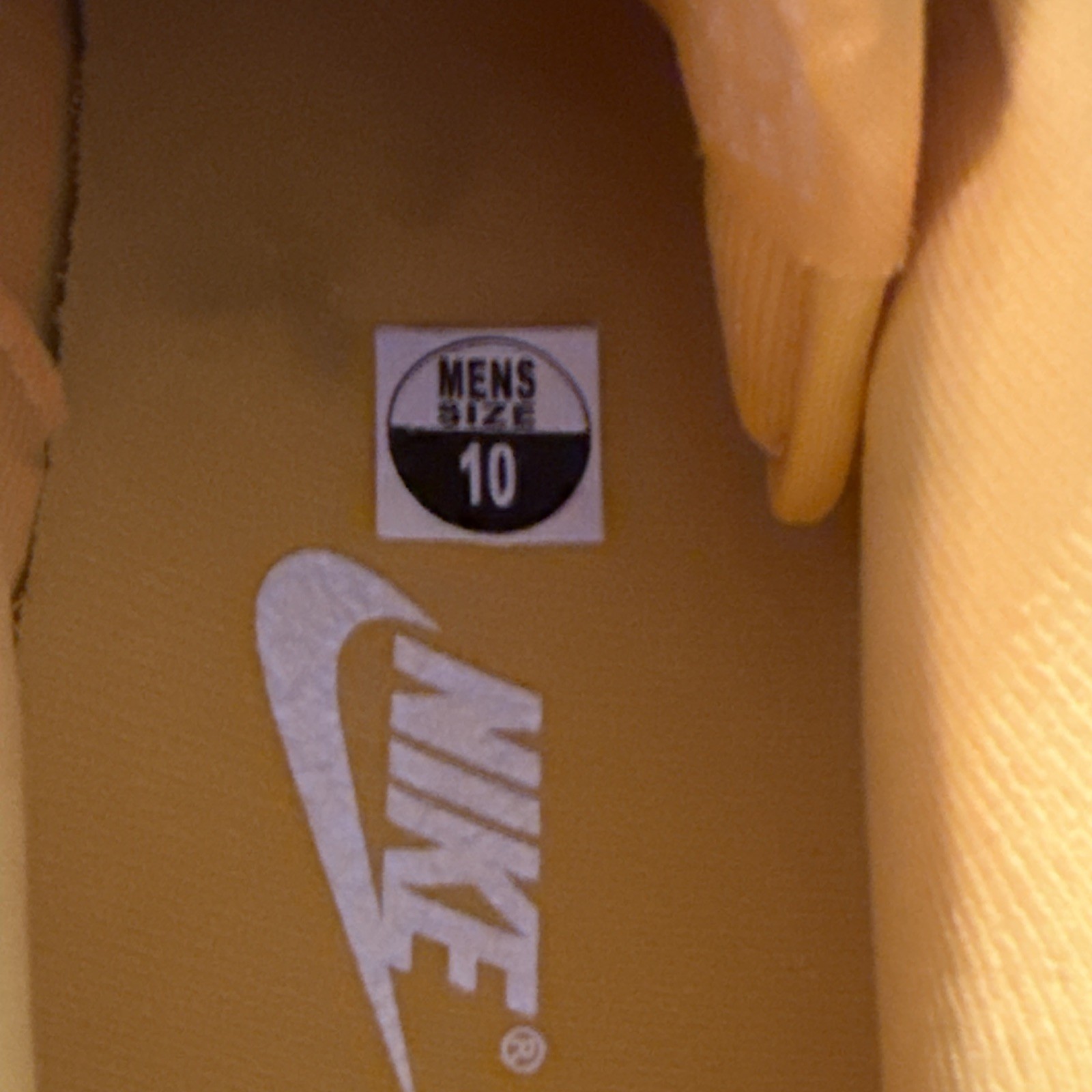 Nike – Dunk Low ‘University Gold Soft Yellow’ shoes – New W/Out Box – 10