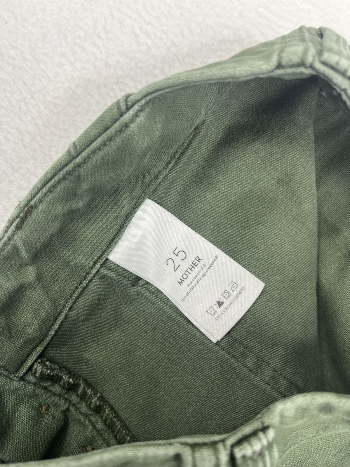 Mother Patch Pocket Private Ankle Pants In Roger That Size 25 Fits 27×27