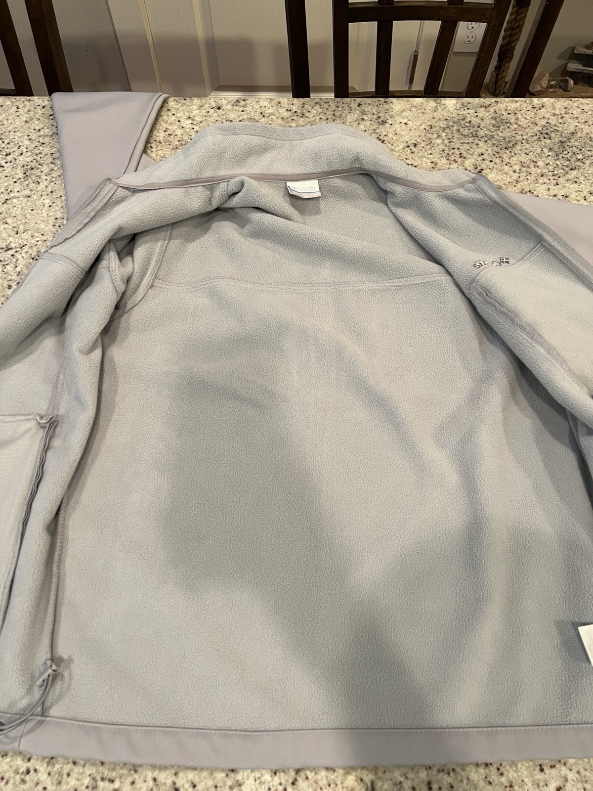 Columbia Bowen Lake II Softshell Jacket Gray Omni Shield Men’s Size Medium