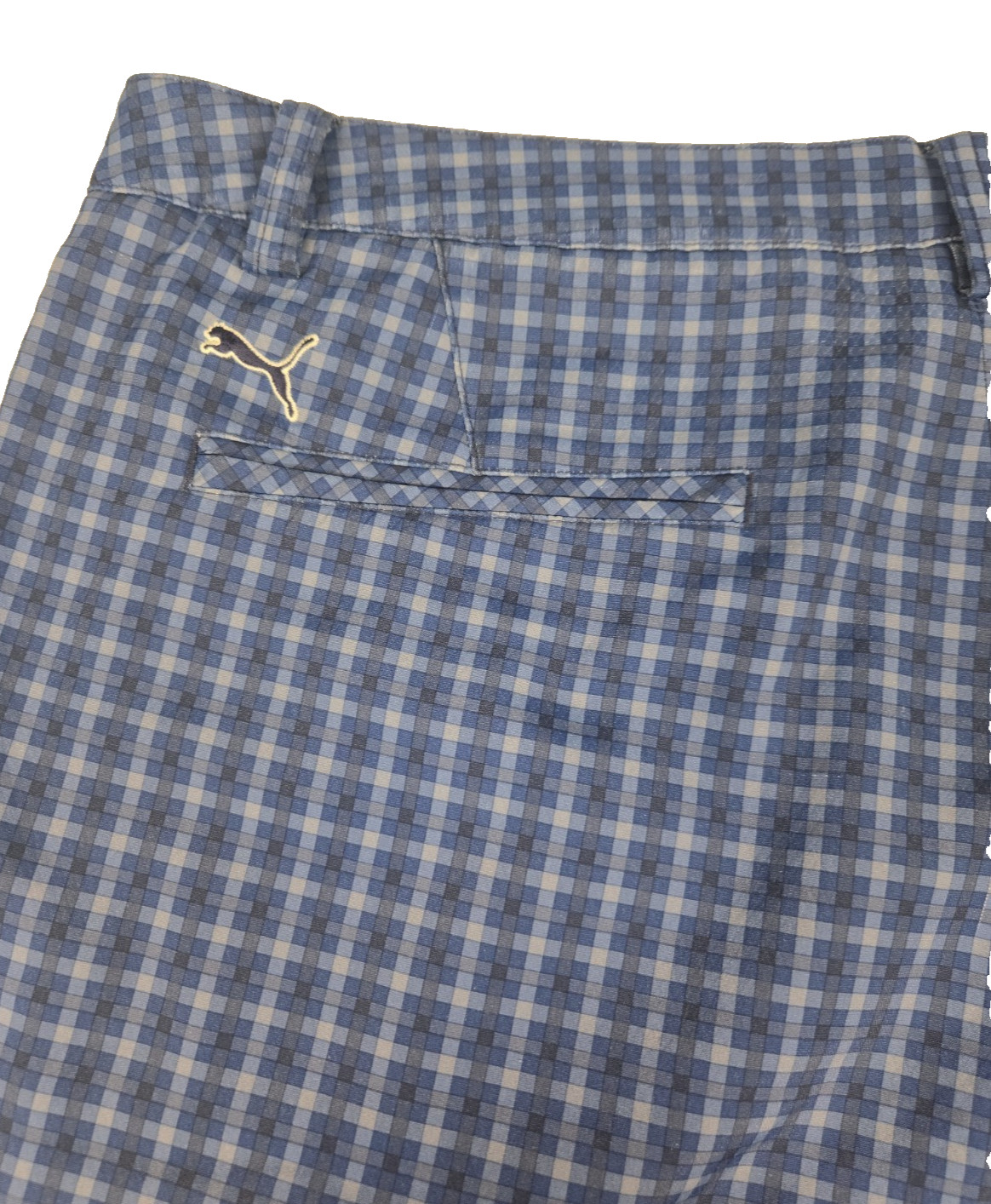 Cobra PUMA Golf Shorts Mens Blue Flat Front Casual 4 Pockets Chino Size 38