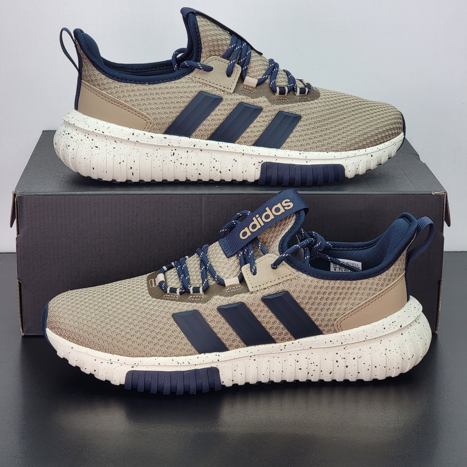 Adidas Kaptir 4.0 Men’s Size 13 Running Shoes Brown Athletic Footwear Sneakers