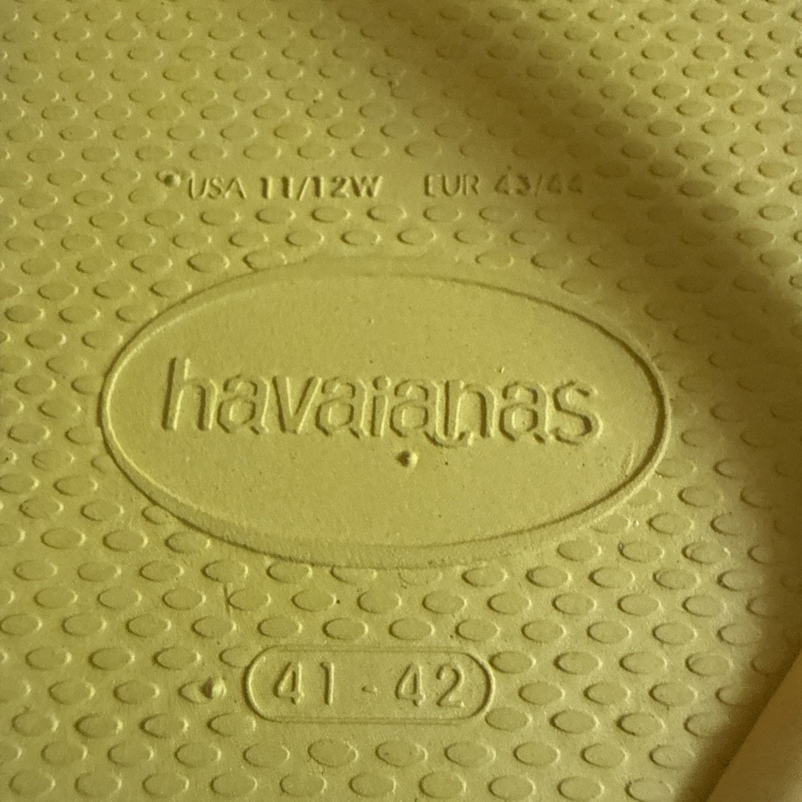 Havaianas Slim Classic Yellow Flip Flops 41/42 – New