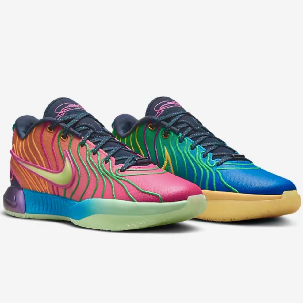 Nike LeBron James XXI 21 Optimism Multicolor Sneakers HF5353-400 Men’s Size 10