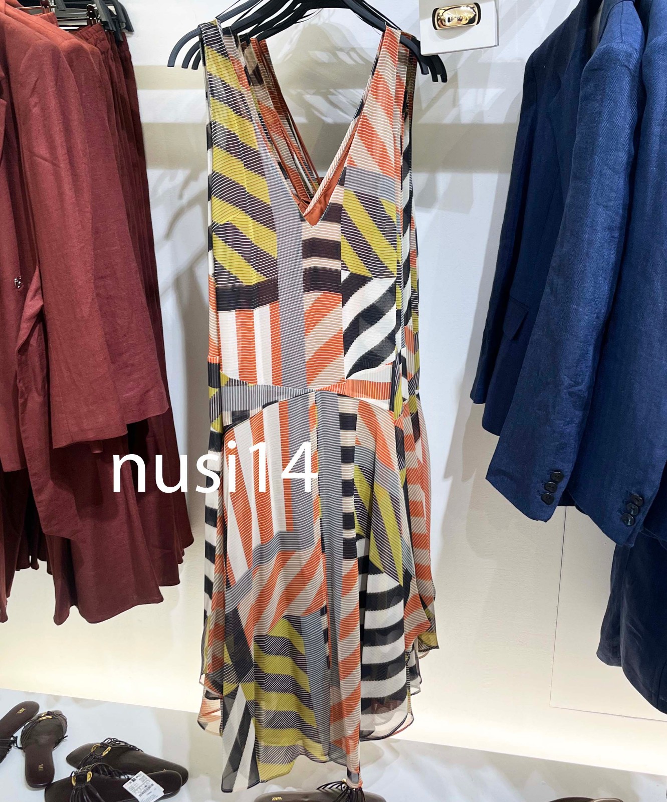 ZARA NEW WOMAN ASYMMETRIC PATCHWORK PRINT DRESS XS-L 2623/185/330
